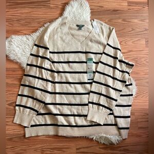 Terra & Sky Lightweight Pull Over Sweater NWT 3X